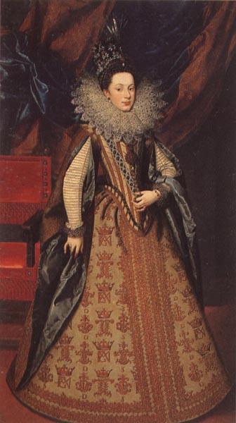 POURBUS, Frans the Younger Margarita of Savoy,Duchess of Mantua France oil painting art
